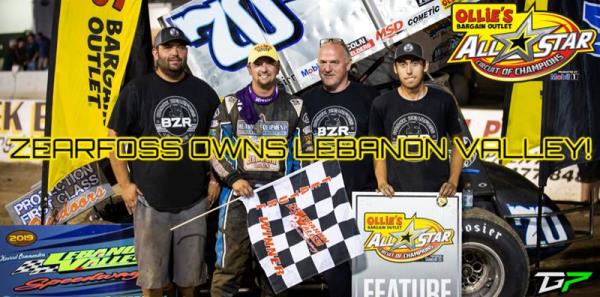 Brock Zearfoss Dominates Lebanon Valley Speedway for Second All Star Victory of 2019