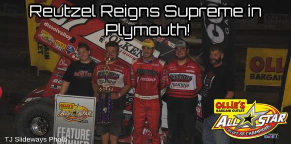 Aaron Reutzel Scores Seventh All Star Victory of 2019 with Wire-to-Wire Performance at Plymouth