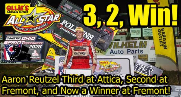 Aaron Reutzel Scores Speedweek Victory During Second Stop at Fremont Speedway