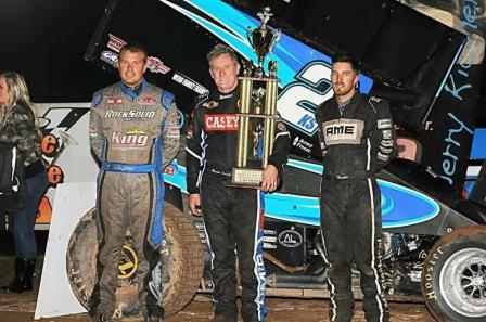 Brooke Tatnell captured his fourth career Jerry Richert Memorial Saturday at Cedar Lake Speedway near New Richmond, WI