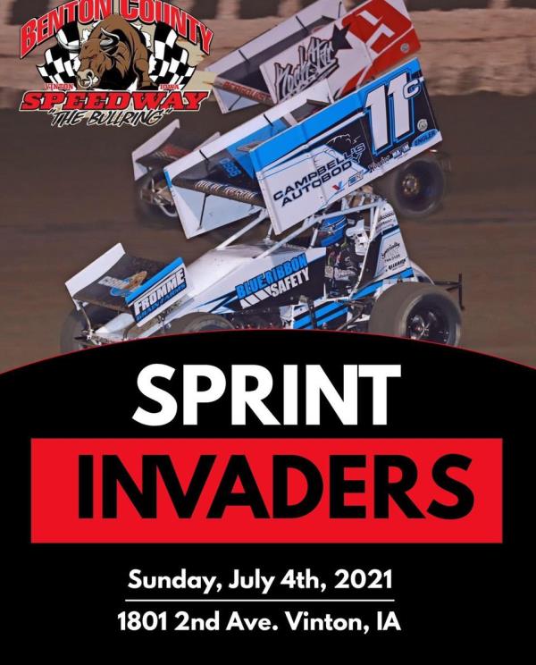 Sunday’s “A Celebration at the Bullring” in Vinton Up Next for Sprint Invaders!