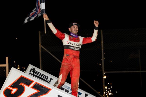 Kyle Larson Gets Redemption in Dominating World of Outlaws Performance at Attica