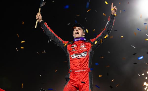 Corey Day Cruises to Gold Cup Win for First World of Outlaws Victory