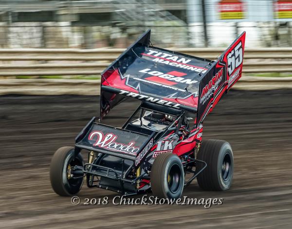 Brooke Tatnell on Top of Midwest Thunder Sprint Cars Presented by Open Wheel 101 Points!