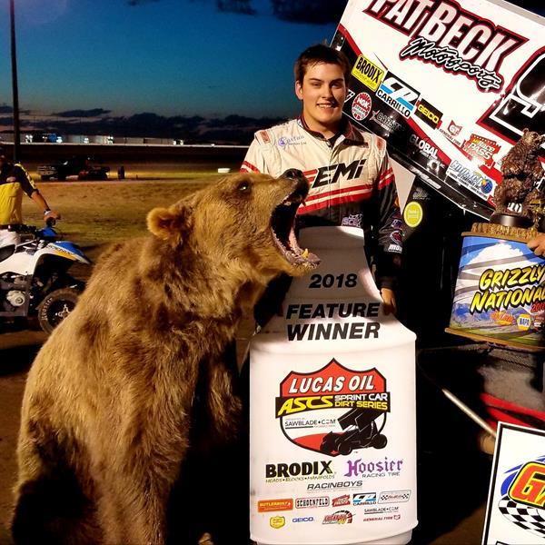 Skylar Gee Grabs a Bear of a Win at Gallatin Speedway