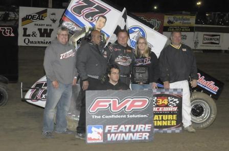 Wayne Johnson in Victory Lane (Rob Kocak Photo)