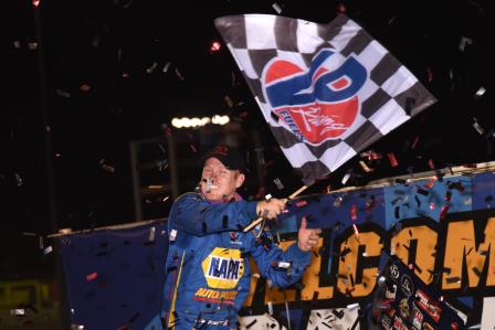 Brad Sweet dominated night #2 of the Knoxville Nationals Thursday (Paul Arch Photo)