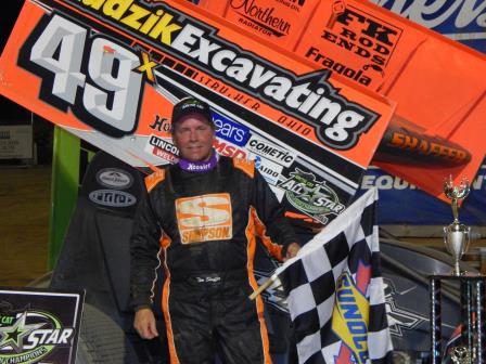 Tim Shaffer won the Pete Jacobs Memorial at Wayne County Sept. 2