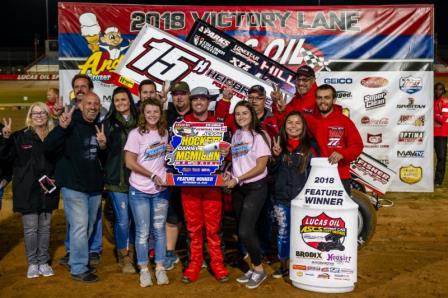 Sam Hafertepe Jr. made it two in a row by winning the Jesse Hockett/Daniel McMillin Memorial (Kenny Shaw Photo)