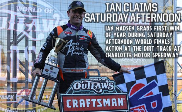 Ian Madsen Gets First Win of Season During Saturday Afternoon Portion of World Finals at Charlotte