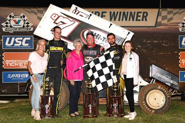 Robbie Farr and Matt Jackson Win GT Challenge Main Events on Ultimate Pink Night at Valvoline Raceway