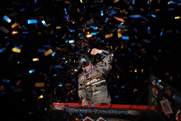 David Gravel Rides Low Groove to Victory at Keller Auto Speedway