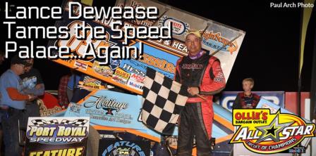 Lance Dewease won the Keith Kauffman Classic Saturday at Port Royal (Paul Arch Photo)