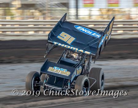 Cale Thomas set quick time Saturday at Knoxville (Chuck Stowe Image)