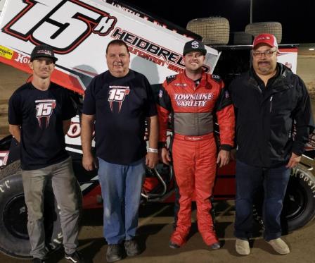 Sam Hafertepe Jr. won the ASCS/GLSS opener at I-96 Friday (Highlight Video from Racinboys)