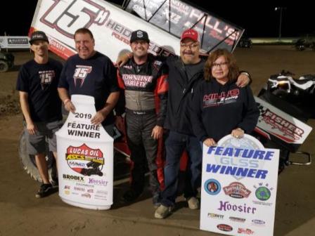 Sam Hafertepe Jr. swept the weekend at I-96 Speedway with the ASCS/GLSS Series (Highlight video from Racinboys)