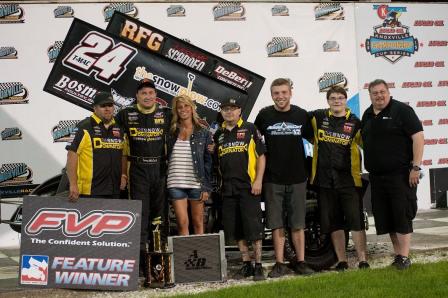 TMAC and the team in Victory Lane at Knoxville (Paul Gray Photo)