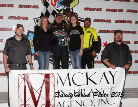 Wayne in Victory Lane at Knoxville (Danny Howk Photo)