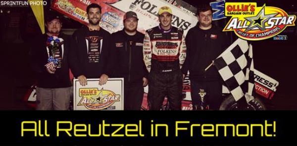 Aaron Reutzel Goes Two-for-Two in the Buckeye State; Earns First-ever Fremont Speedway Victory