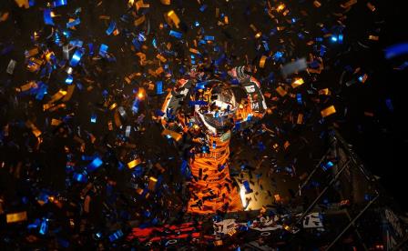 Shane Stewart won Saturday's WoO finale at Nashville (Dave Biro - DB3 Imaging) (Highlight Video from Dirtvision.com)