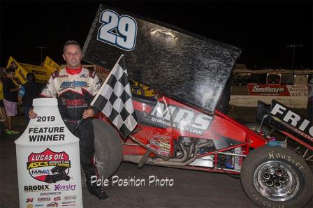 Travis Rilat won the ASCS Speedweek Opener at Devil's Bowl Speedway Tuesday (Pole Position Photo) (Video Highlights from Racinboys.com)