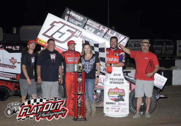 Sam Hafertepe Jr. Tops Lucas Oil American Sprint Car Series Speedweek with Salina Speedway Victory