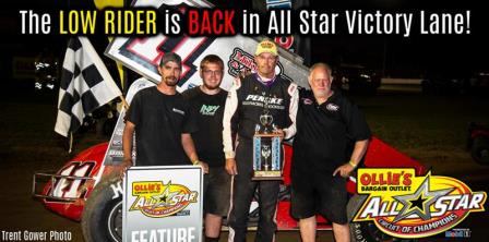 Dale Blaney won with the All Stars for the first time since 2016 Saturday at Stateline Speedway in New York (Trent Gower Photography) (Highlight Video from SpeedShitTV.com)
