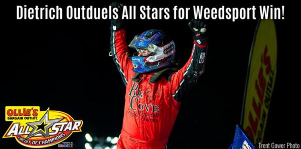 Danny Dietrich Scores First All Star Victory of 2019 During Weedsport Speedway Visit