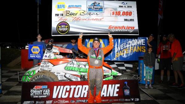 Brady Bacon Gets $10K Grandview Trifecta in Eastern Storm Opener