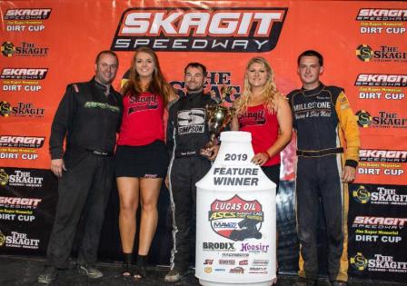 Roger Crockett took night two of the Jim Raper Memorial Skagit Dirt Cup Friday (Lisa Dynes Photo)