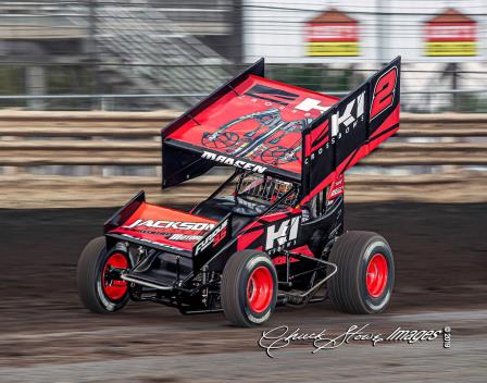 Kerry Madsen leads the current Midwest Thunder Sprints presented by OpenWheel101.com standings (Chuck Stowe Image)
