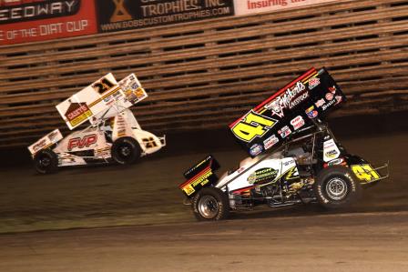 David Gravel and Brian Brown battle at the Capitani Classic (Paul Arch Photo)