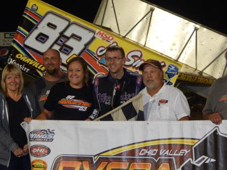 Broc Martin took the OVSCA win Saturday at Wayne County