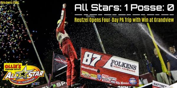 Aaron Reutzel Leads All 35 to Become First Name Etched on Grandview Speedway