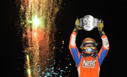 Tyler Courtney (Indianapolis, Ind.) became a two-time Sprint Car Smackdown winner Saturday night at Kokomo Speedway.(Gene Crucean Photo) (Video Highlight from FloRacing.com)