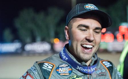 David Gravel won the WoO stop in Billings Saturday (Saroyan Humphrey Photo) (Video Highlight from DirtVision.com)