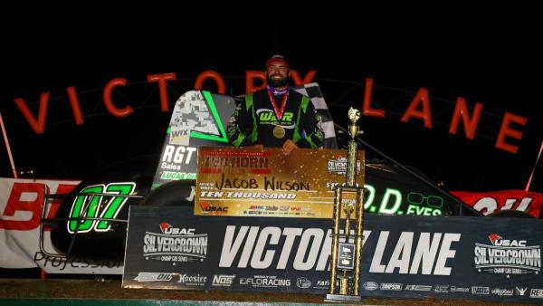 Jacob Wilson Wheels to First Silver Crown Win in DuQuoin