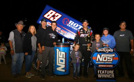 Daryn Pittman won the WoO stop in Elma, Washington Monday (Dave Biro - DB3 Imaging) (Video Highlight from DirtVision.com)