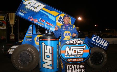Brad Sweet won Friday's Gold Cup opener in Chico (Dave Biro - DB3 Imaging) (Video Highlight from DirtVision.com)