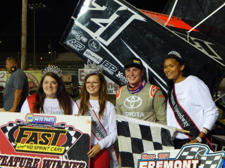 Christopher Bell won the Jim and Joanne Ford Classic at Fremont Saturday