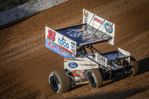 Victorious Once Again: Donny Schatz Wins with Ford at Lakeside Speedway, Cuts Into Points Lead