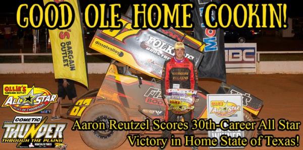 Aaron Reutzel Earns 30th Career All Star Victory During Visit to Lonestar Speedway