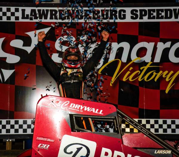 Kyle Larson Wins at the Burg, Ties BC as Winningest IMW Driver