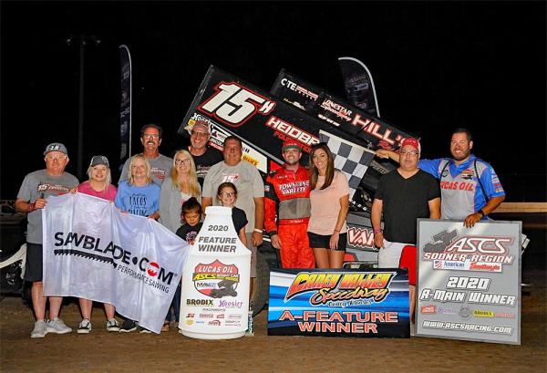 Sam Hafertepe Jr. Captures Lucas Oil ASCS Victory at Caney Valley Speedway