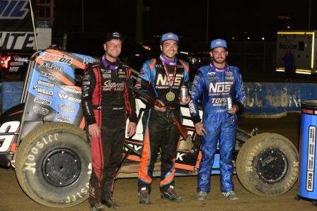 Chris Windom won the Tony Hulman Classic at Terre Haute Wednesday (Mark Funderburk Photo) (Video Highlights from FloRacing.com)