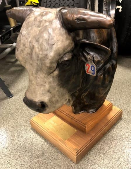 Greg Hodnett's 2013 Bob Weikert Memorial Trophy (On loan to the National Sprint Car Hall of Fame & Museum from Sherry Hodnett)