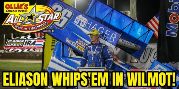 Cory Eliason Wins at Wilmot Raceway for Second Consecutive All Star Victory