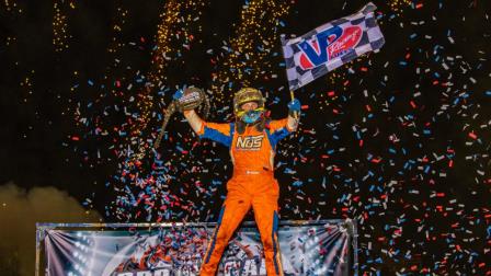 Tyler Courtney (Indianapolis, Ind.) captured his third career Sprint Car Smackdown victory Saturday night at Kokomo (Ind.) Speedway (Rich Forman Photo) (Video Highlights from FloRacing.com)