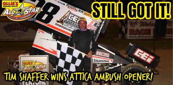 Tim Shaffer Scores First All Star Victory of 2020 During Attica Ambush Opener