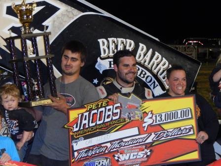 Cap Henry won the $13,000 Pete Jacobs Memorial at Wayne County Speedway Sunday